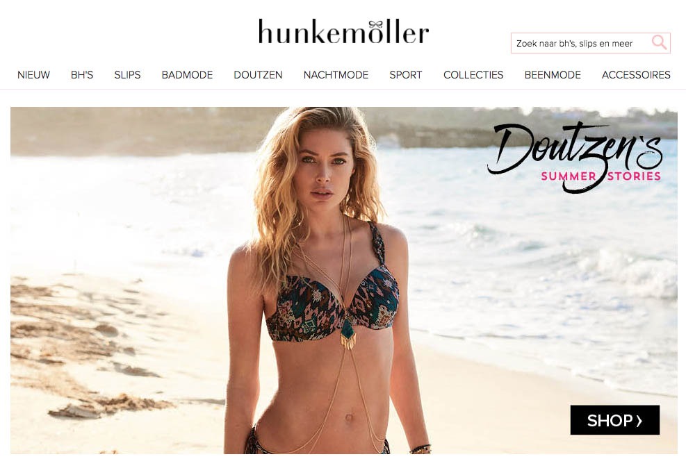 Hunkemoller accepteert American Express Creditcards2