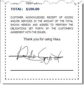 Pincode of handtekening bij creditcard betaling1
