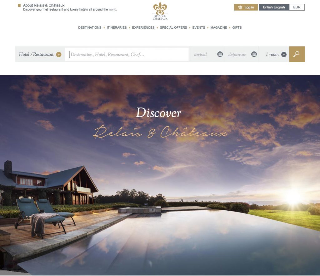 Relais & Chateaux Hotels accepteert american express creditcards1