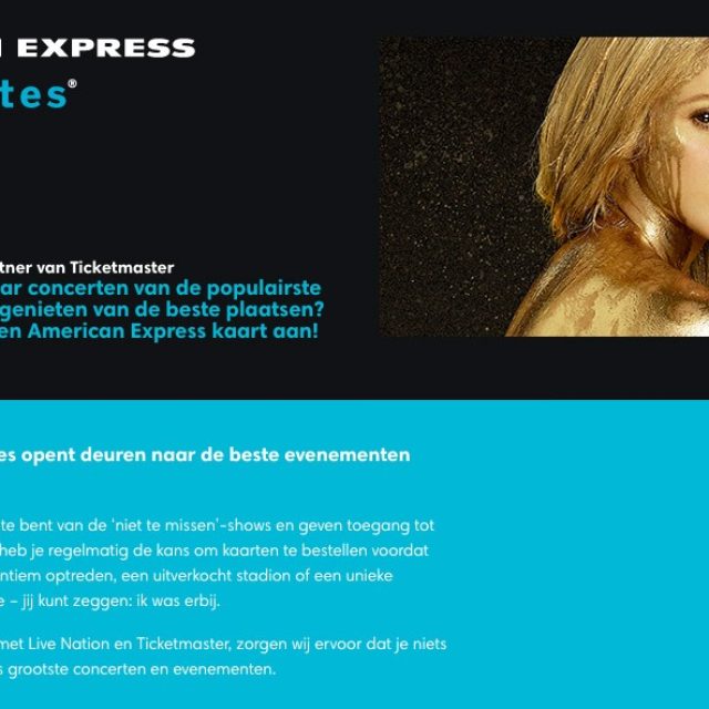 Shakira presale Ticketmaster tickets via American Express