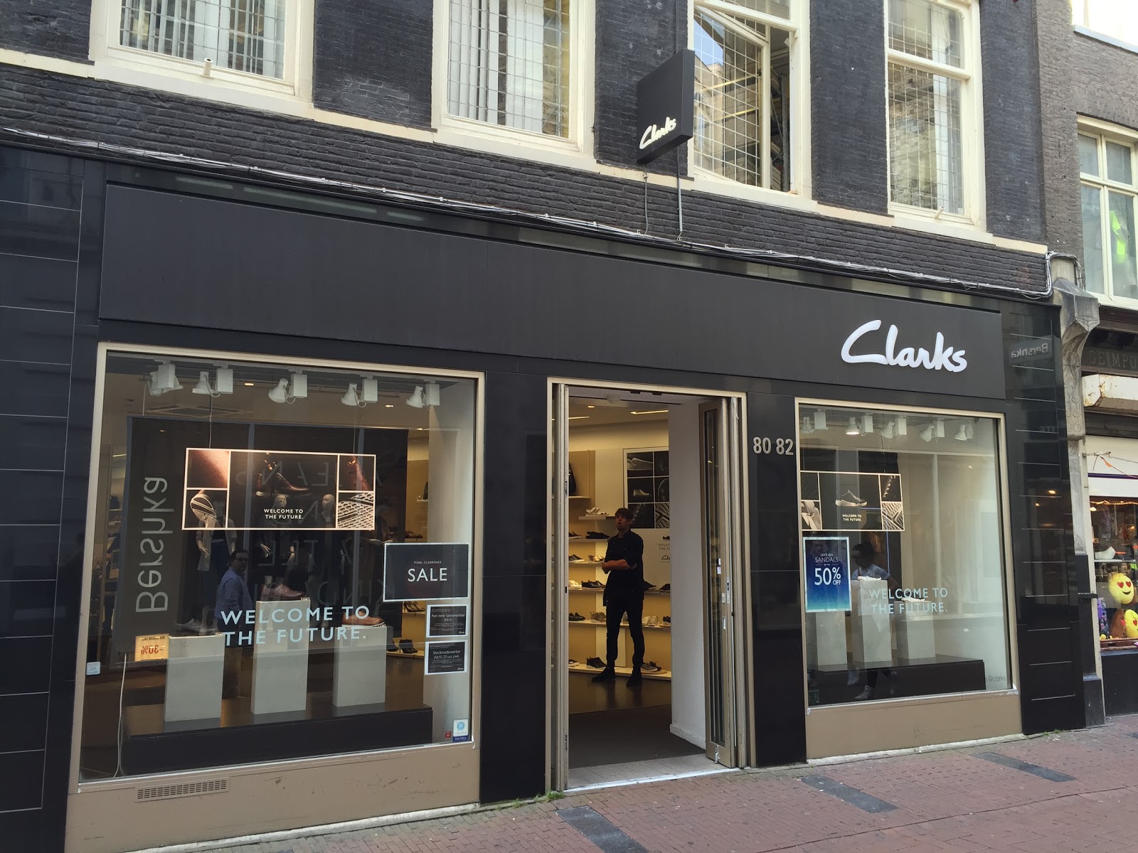 Clarks Amsterdam accepteert American Express Credit Cards
