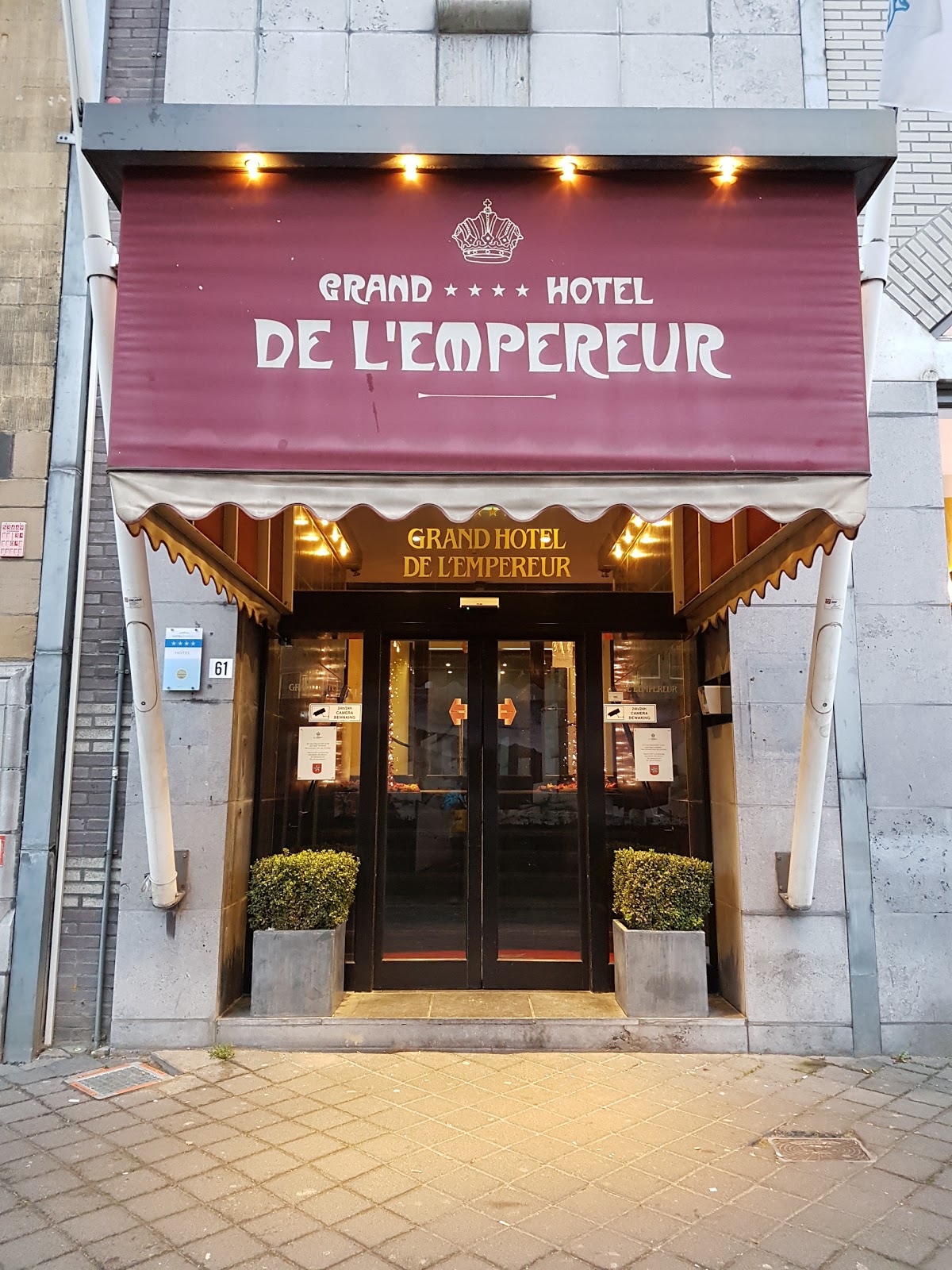 Grand Hotel l 'Empereur Maastricht accepteert American Express Credit Cards